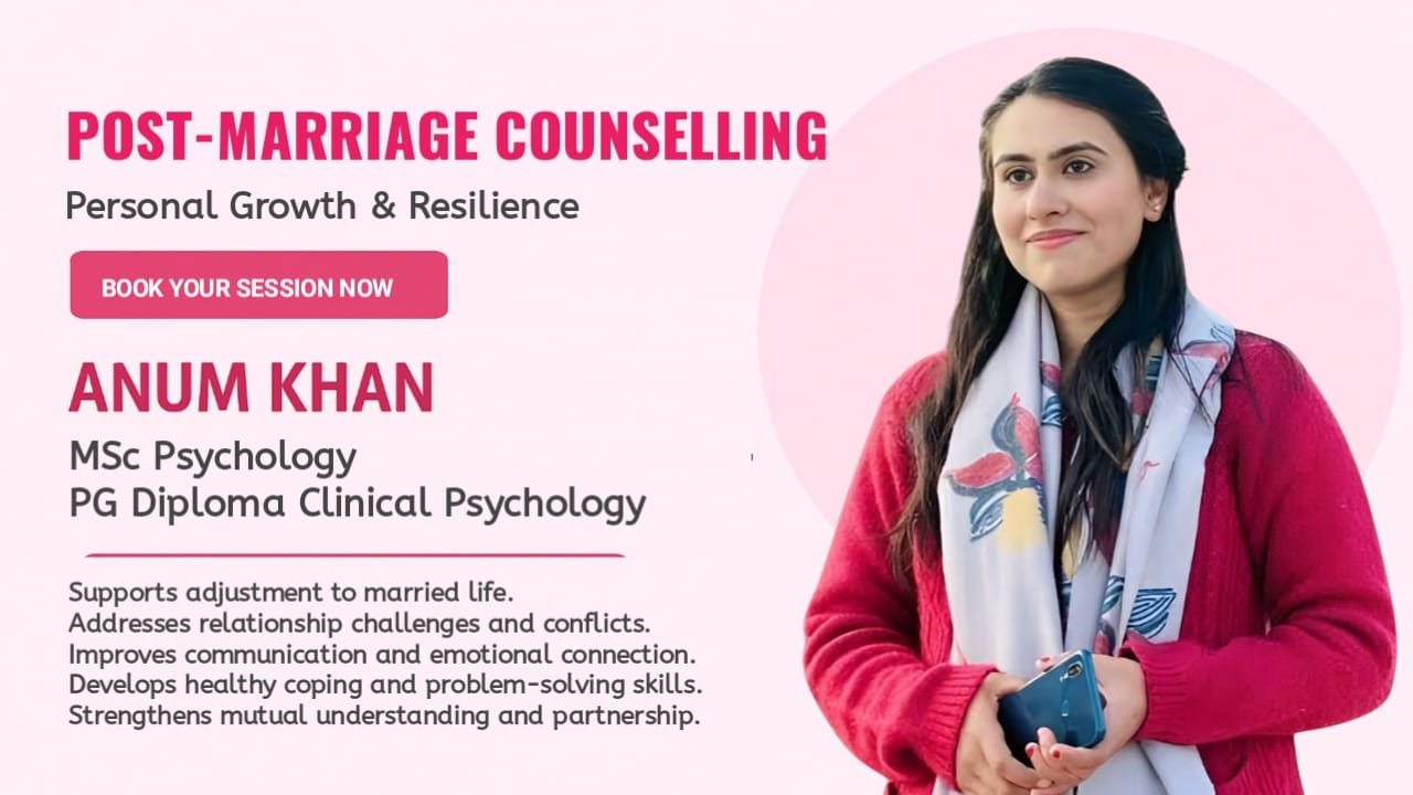 post marriage counseling psychologist islamabad